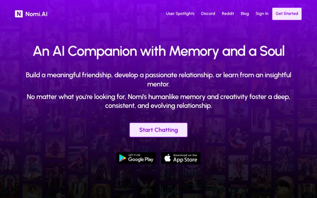 Nomi screenshot