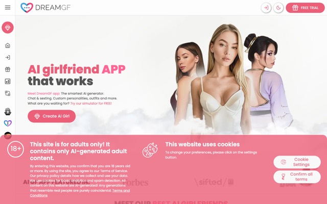 DreamGF.ai Review & 5+ AI Girlfriend Apps Like DreamGF (2026)
